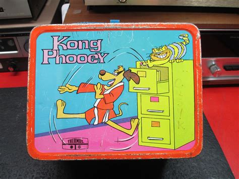 metal lunch box cartoons|70s cartoon lunch box.